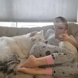 Alinity Divine taking a selfie