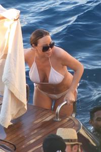 Mariah Carey in a bikini