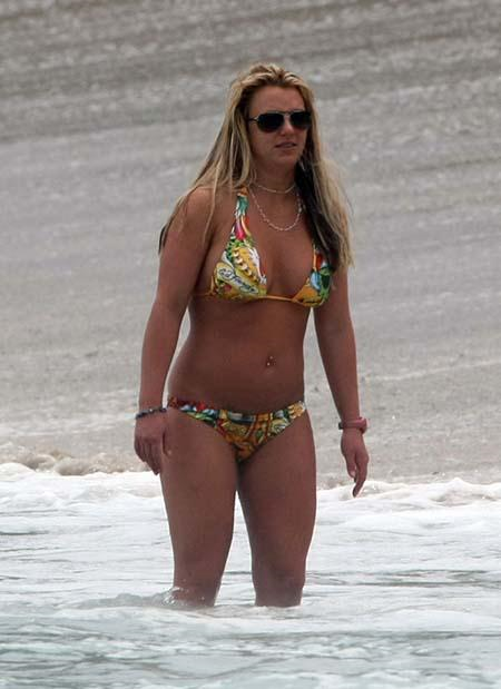 Britney Spears in a bikini