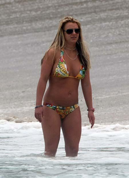 Britney Spears in a bikini