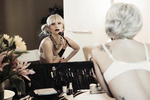 Lady Gaga in lingerie