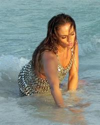 Jennifer Lopez in a bikini