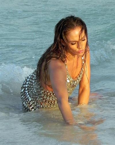 Jennifer Lopez in a bikini