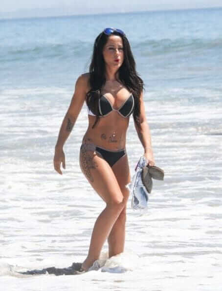 Jenelle Evans in a bikini