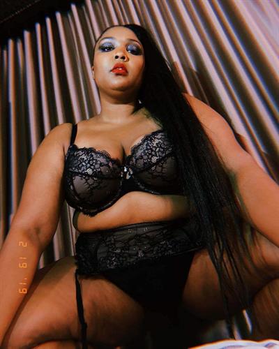 Lizzo in lingerie