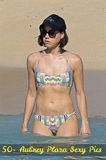 Aubrey Plaza in a bikini