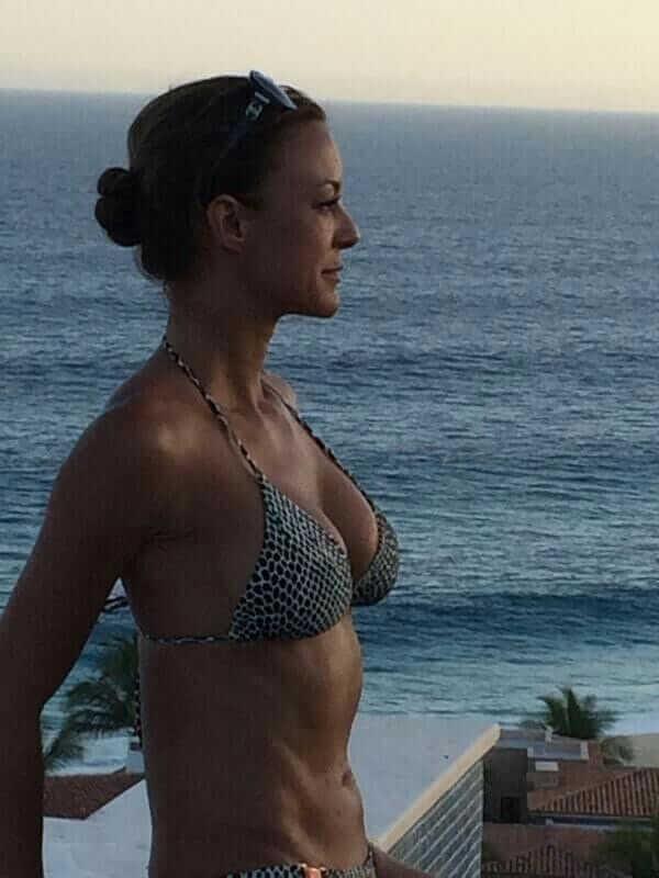 Eva LaRue in a bikini