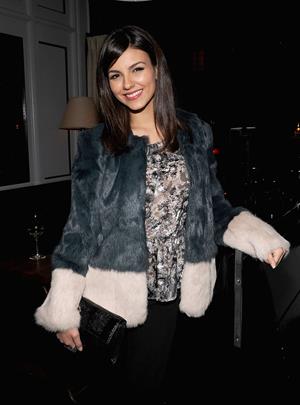 Victoria Justice The Cinema Society screening of Beautiful Creatures in NY 2/11/13 