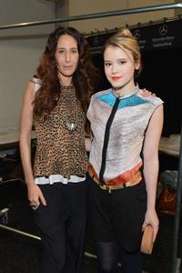 Taylor Spreitler Mara Hoffman Fall 2013 fashion show in New York 2/9/13 