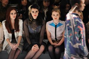 Taylor Spreitler Mara Hoffman Fall 2013 fashion show in New York 2/9/13 
