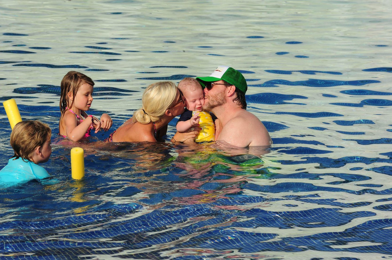 Tori Spelling Celebrates her birthday with family at the St Regis Punta Mita Resort in Mexico (May 20, 2013) 