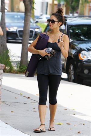 Vanessa Hudgens Leaving yoga class in Santa Monica on July 2, 2013