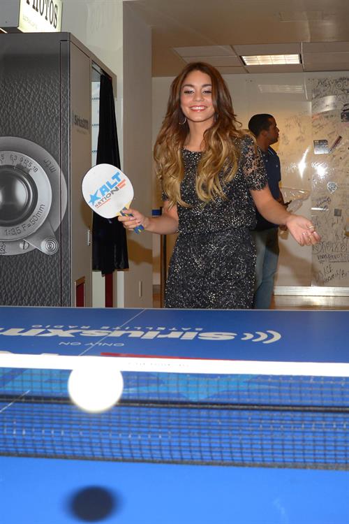Vanessa Hudgens Visits SiriusXM Studios in New York - August 9, 2013 