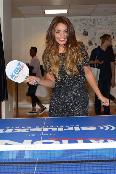 Vanessa Hudgens Visits SiriusXM Studios in New York - August 9, 2013 