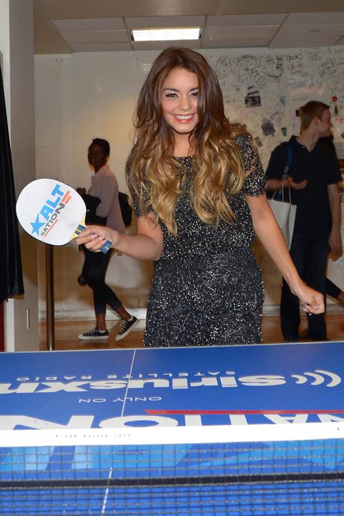 Vanessa Hudgens Visits SiriusXM Studios in New York - August 9, 2013 