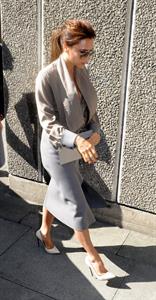 Victoria Beckham leaving London's Vogue Festival in London on April 28, 2013
