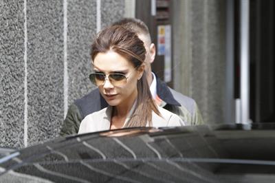 Victoria Beckham leaving London's Vogue Festival in London on April 28, 2013
