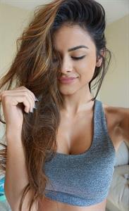 Sophia Miacova taking a selfie