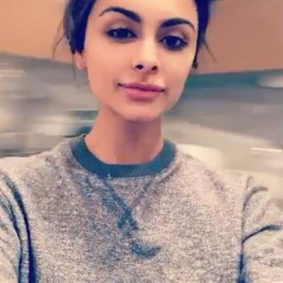 Sophia Miacova taking a selfie