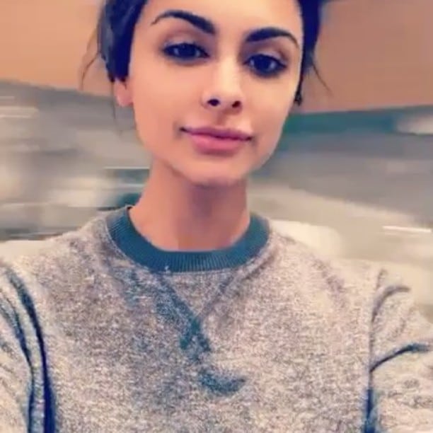 Sophia Miacova taking a selfie