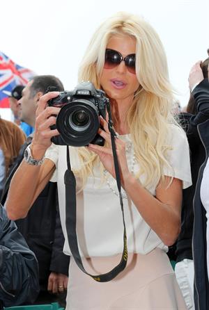Victoria Silvstedt Lunches at the Monte-Carlo Country Club in Monaco (April 19, 2013) 