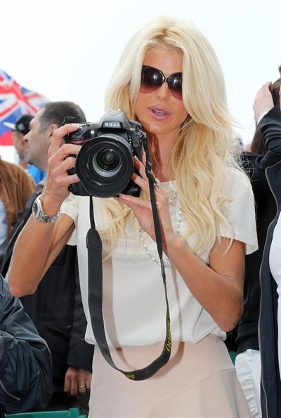 Victoria Silvstedt Lunches at the Monte-Carlo Country Club in Monaco (April 19, 2013) 