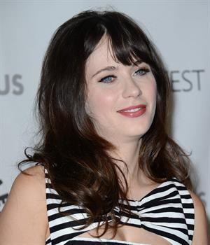 Zooey Deschanel New Girl Panel at 2013 PaleyFest in L.A. March 11, 2013 