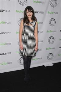 Zooey Deschanel New Girl Panel at 2013 PaleyFest in L.A. March 11, 2013 