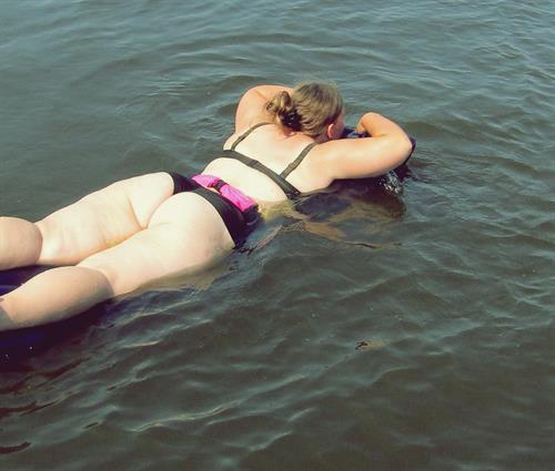 me wearing my bikini