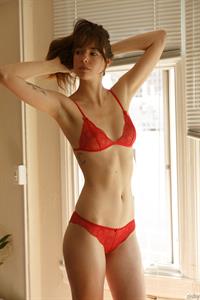 Marie Boitte in Red