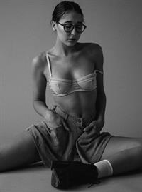 Sam Jann in lingerie