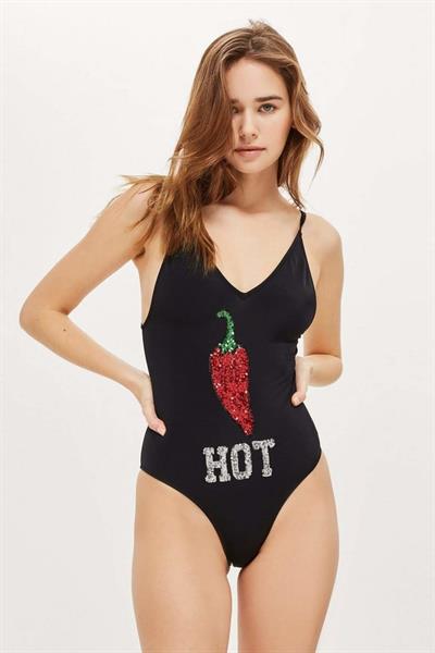 Gabriella Brooks in a bikini