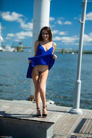 Mackenzie Nude Pictures Cutie In Blue