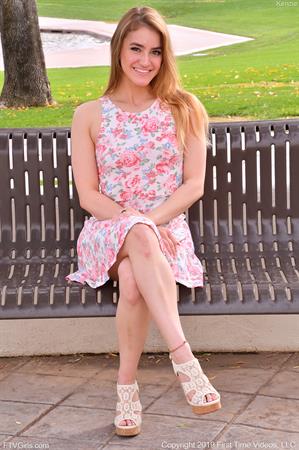 Kenzie Nude Pictures Pretty Pink Dress