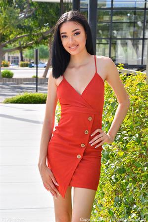 Scarlet Nude Pictures Super Sexy In Red