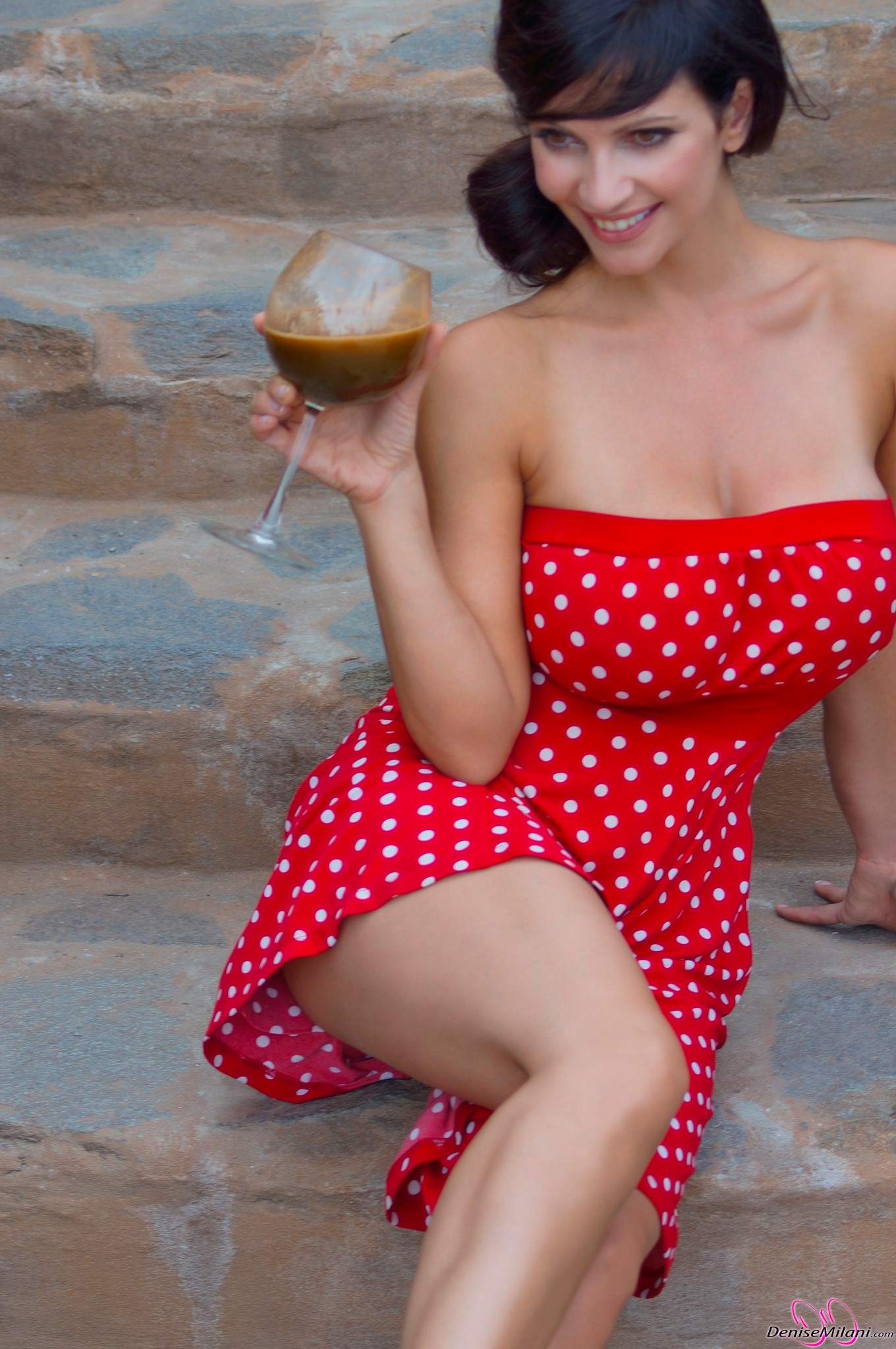 Denise Milani Photoset - Healthy Drink