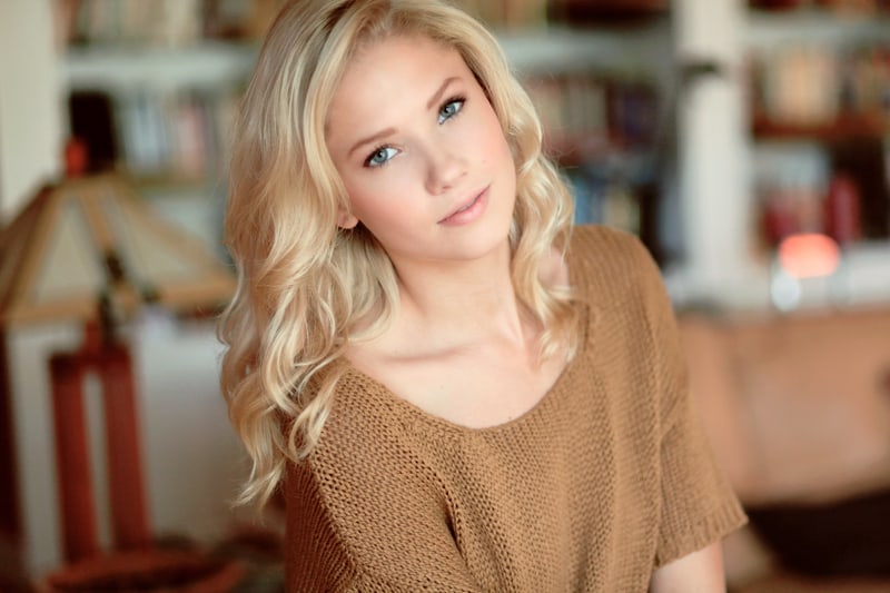 Berit Birkeland in lingerie