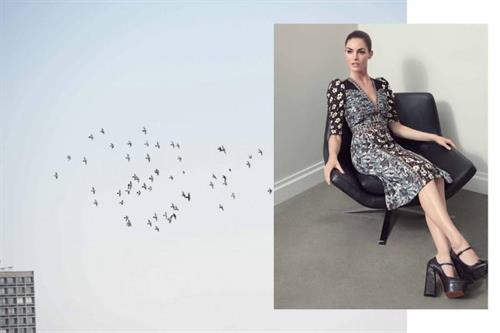 Hilary Rhoda Has a New York State of Mind for Bergdorf Goodman Spring 2013