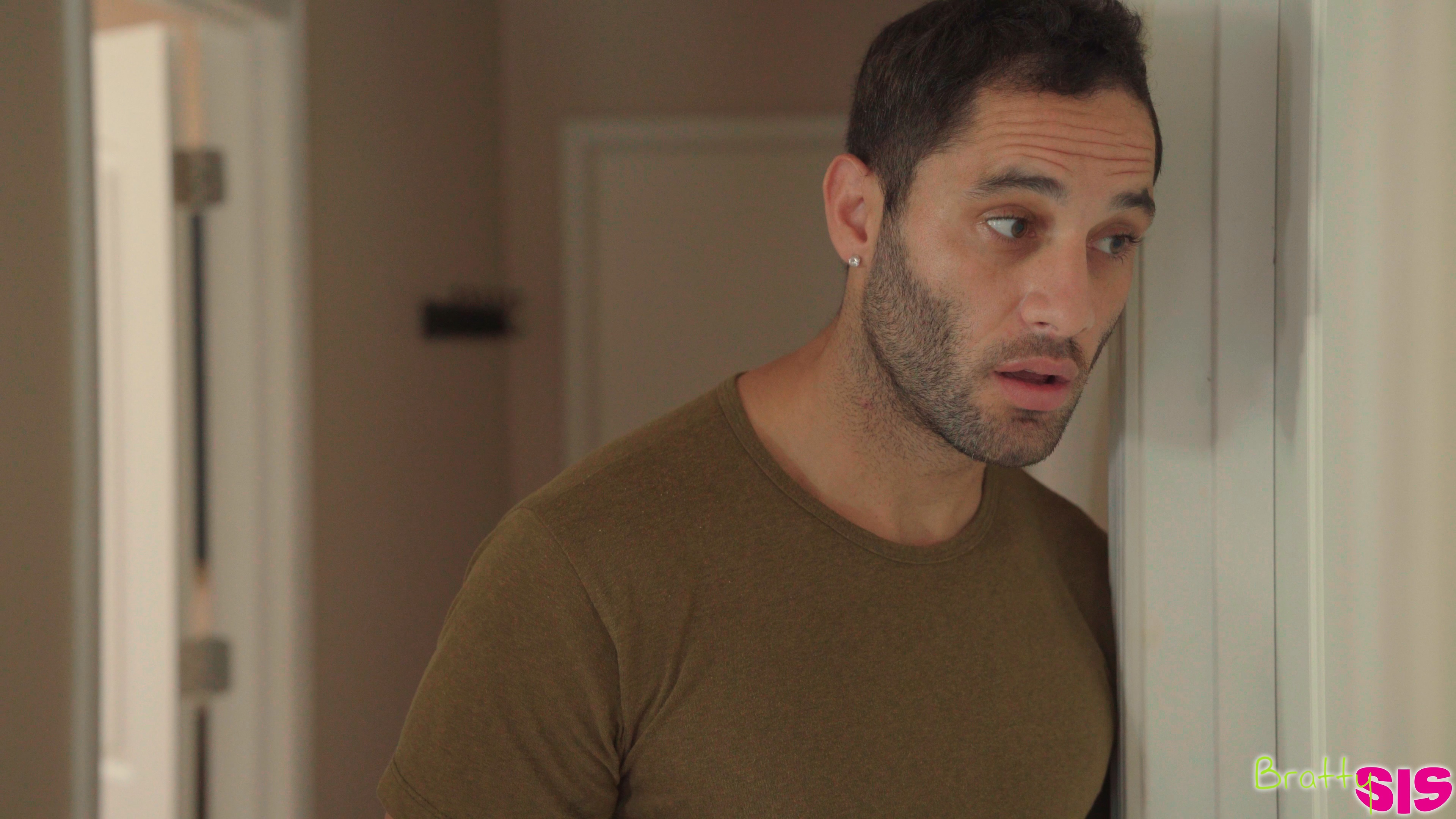 Cock craving blonde Mackenzie Moss goes for the D in her tight twat as she pursues the Fuck Your Step Brother Challenge