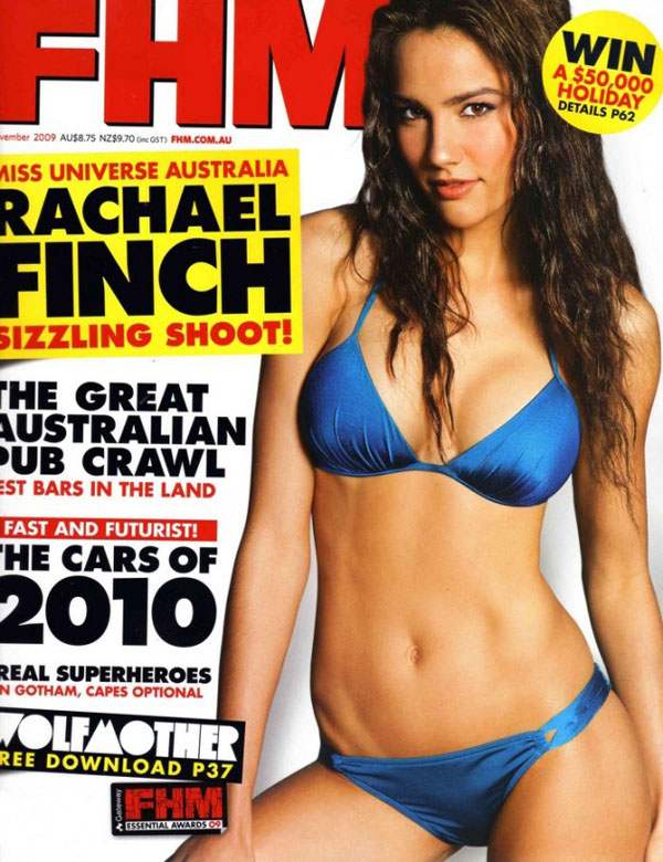 Rachael Finch in a bikini