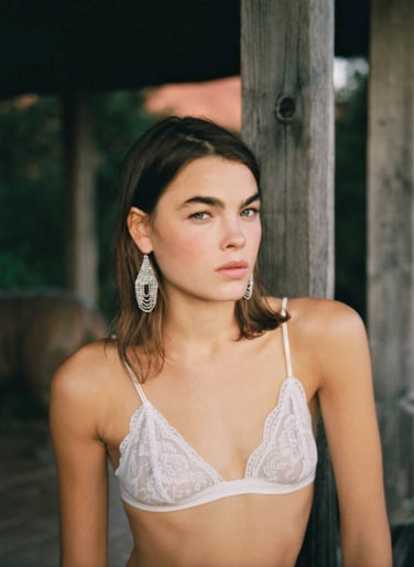 Bambi Northwood-Blyth in lingerie