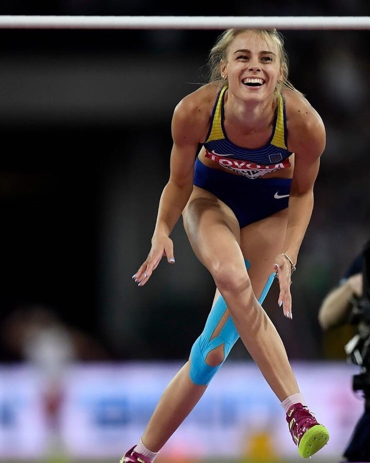 Yulia Levchenko in a bikini