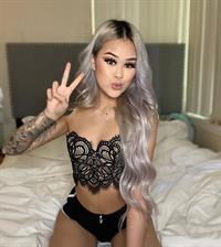 Jenny Lee in lingerie