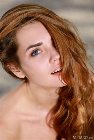 Georgia Takes off her Bodysuit Outdoors