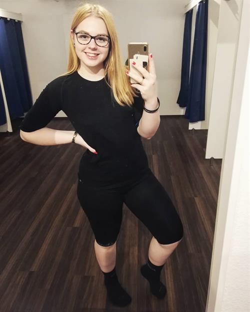 Swantje taking a selfie