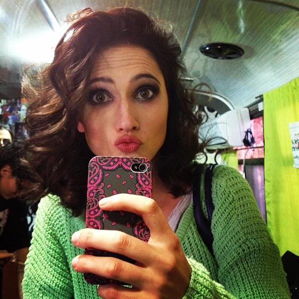 Lodovica Comello taking a selfie