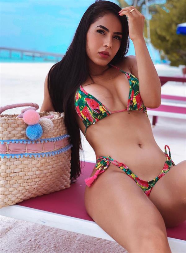 Juliana Caetano in a bikini