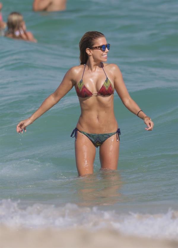 Sylvie van der Vaart in a bikini