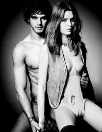 Josephine Skriver topless in Lui Magazine Dec 2013
