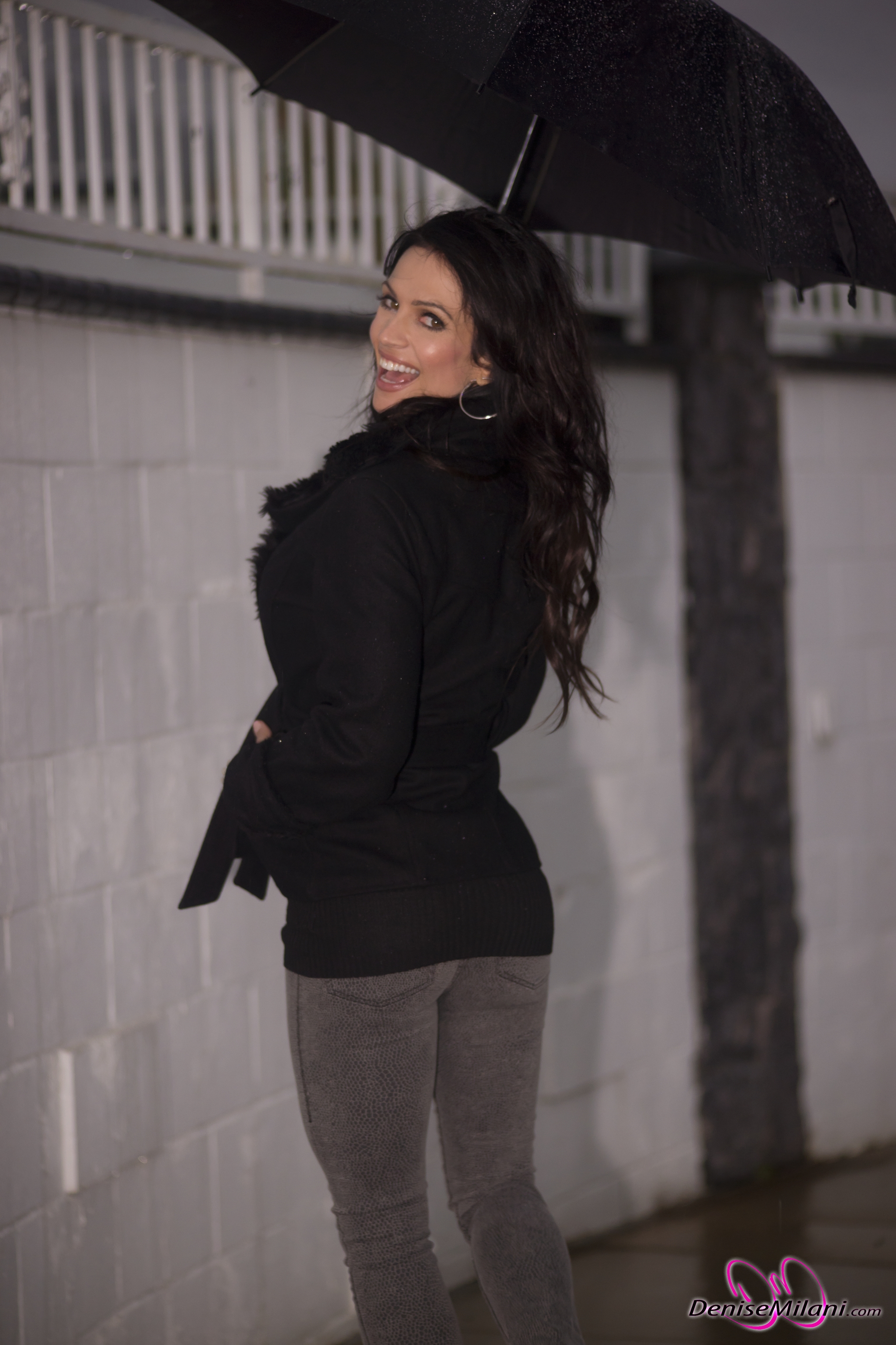 Denise Milani Photoset - Rain